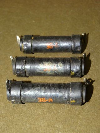 Group of 3 Western Electric Type 38A Resistors,  1920s,  48K 2
