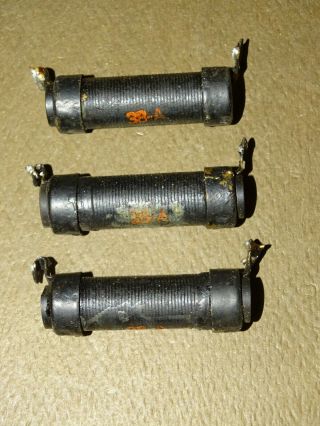 Group of 3 Western Electric Type 38A Resistors,  1920s,  48K 3