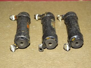 Group of 3 Western Electric Type 38A Resistors,  1920s,  48K 4