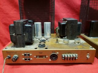 Heathkit W - 5M KT66 / 6L6 / 5881 Tube Amplifiers [Pair] 6