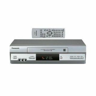 Panasonic Pv - V4525s Vhs Vcr Player Recorder Hi - Fi Omnivision W Remote