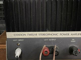Harman Kardon Citation 12 Twelve Solid State Stereo Power Amplifier 3