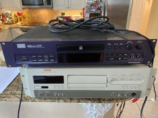 Burnit Compact Disk Recorder And Fostex D - 5 Digital Master Recorder