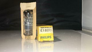 Philips E182cc D Getter Pinched Waist Special Quality Nos - Date Code : Id0 ∆9e
