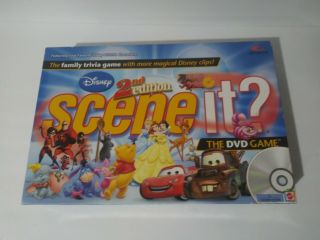 Disney Scene It 2nd Edition Trivia Family Board Game (no Flextime Game Board)