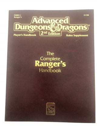 Ad&d 2nd Edition Phbr11 The Complete Ranger’s Handbook