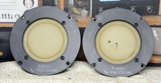 2 Infinity Kappa Polydome Midrange Speakers 902 - 5793