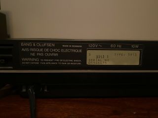 BANG and OLUFSEN BEOGRAM TX 2 LINEAR TRACKING TURNTABLE,  NEAR,  MMC4,  BOX 5