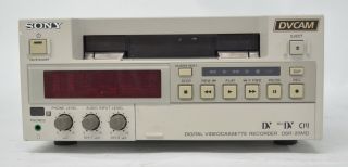 Sony Dsr - 20md Dvcam Digital Videocassette Recorder