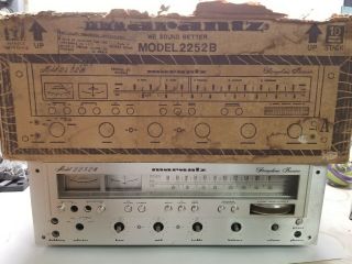 Vintage Marantz 2252b Stereophonic Receiver W/ Box