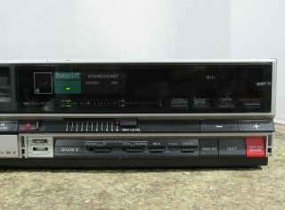 Sony SL - HF400 Beta Hi - Fi Betamax Stereo Video Cassette Recorder 3