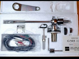 Grace G - 545 Tonearm Tone Arm With 5 - Pin Phono Cable Boxed / From Japan
