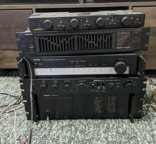 Nikko Alpha Iii Stereo W/tape Deck Includes Ambria S - 2000 4.  1 Speakers And Sub