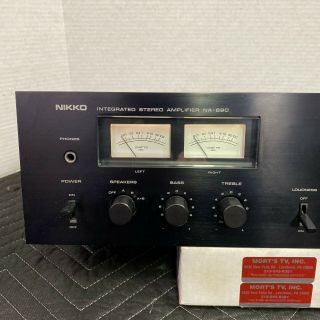 NIKKO NA - 690 STEREO POWER AMPLIFIER - SERVICED - CLEANED - 2