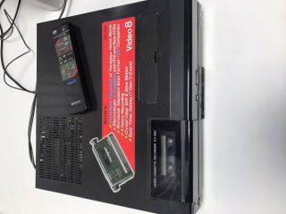SONY EV - A80 Video 8 Cassette Recorder Deck VCR Video w/ Remote 4