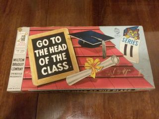 1962 Mb Go To The Head Of The Class Series 11 Complete Board Game