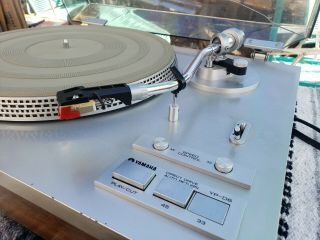 Yamaha YP - D6 Turntable with Dust Cover - Owner 3