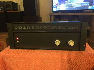 Crown Dc - 300a Series Ii Stereo Mono High - Power Amplifier Amp