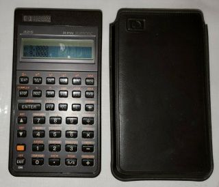 Hewlett Packard Hp 42s Rpn Scientific Calculator Programmable With Cover