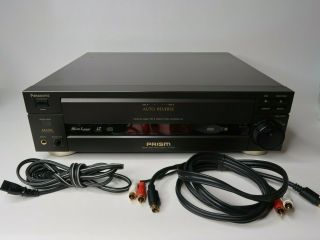 Panasonic Lx - 1000u Prism Multi Laser Disc Player Mash Euc July 1990 W/ Cords