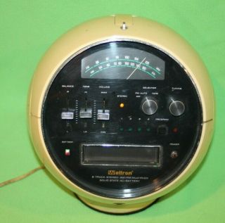 Weltron Model 2001 Space Ball Radio - 8 Track - Am & Fm -