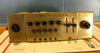 The Fisher Series 80 - C Mono Tube Preamp Pre - Amplifier