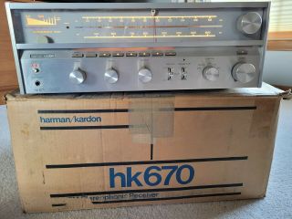 Harman Kardon Hk - 670 Twin Dc Stereo Receiver - One Owner