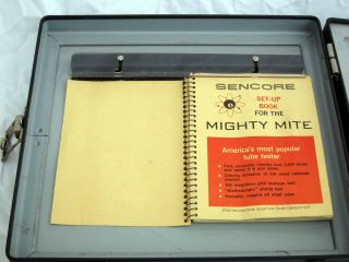 Sencore TC142 Mighty Mite V tube tester well - restored - 4