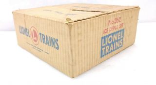Lionel Trains Postwar 352 Ice Depot Set Box Only O Scale