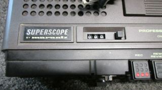 Marantz Superscope CD - 330 Cassette Tape Recorder Player Dual Flywheel 4