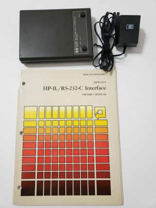 Hp - Il / Rs - 232 - C Interface For Use On Hp 41c/cv/cx And Hp - 71b Calculators.