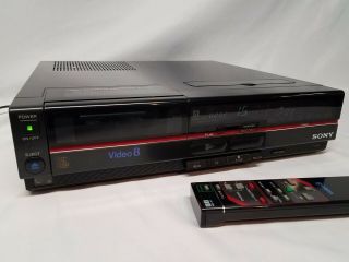 Sony Ev - A80 Video 8 Cassette Recorder Deck W/ Remote (and) 8mm