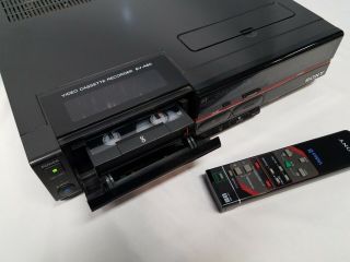 SONY EV - A80 Video 8 Cassette Recorder Deck w/ Remote (and) 8mm 4