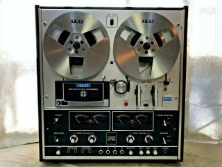 Akai 1800d - Ss Surround Stereo Four Channel Reel - To - Reel & 8 Track Cartridge