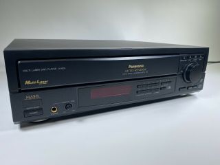 Panasonic Lx - 600 Laserdisc Player Auto Reverse Multi Laser W/ Remote & Manuals