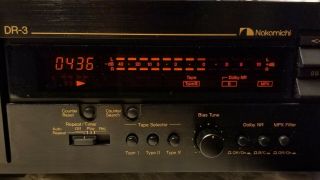 Vintage Nakamichi Dr - 3 Two - Head Cassette Deck Great