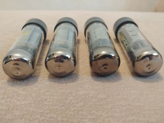 RFT EL34 (6CA7) power tubes.  Matched quad.  (NOS). 4