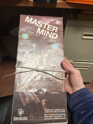 Vintage Master Mind Game Box 1975 Invicta