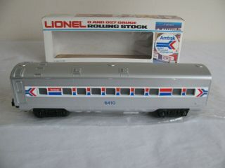 Vintage Lionel Trains O - 27 Scale Lighted Amtrak Passenger Coach Car 6 - 6410 Ex