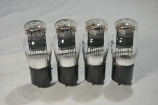 (4) Western Electric 104 D Tubes,  Test Good