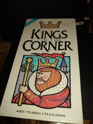 Kings In The Corner Card Game By Jax 1996 Complete