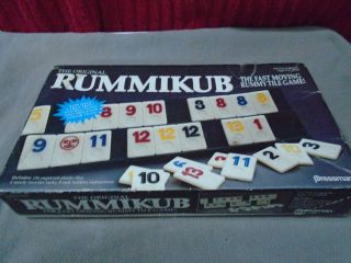 The Rummikub Game 1990 - Pressman Tiles Rummy - Complete