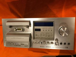 Pioneer Ct - F900 Stereo Cassette Tape Deck Fluorescent Series,  3 Head