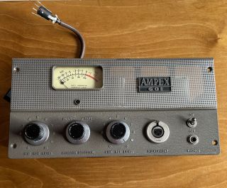 Ampex 601 Tube Preamplifier For Ampex Reel To Reel.