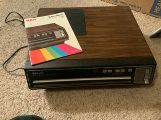 Vintage Rca Selectavision Ced Videodisc Player Model Sft 100 W -