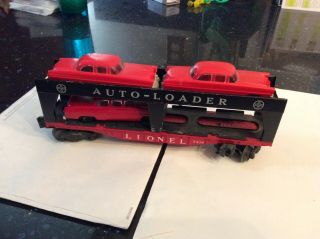 Vintage Lionel Train Model 6414 Auto - Carrier With 3 Autos,  Made In Usa,