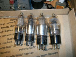 4 Western Electric Vacuum Tubes 1ea 310a,  1ea 311 - A,  1ea 291 - A And 1ea 292 - A