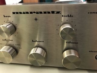 Vintage Marantz 1030 Integrated Amplifier W/main In Pre Out Feature Low Sn 3895