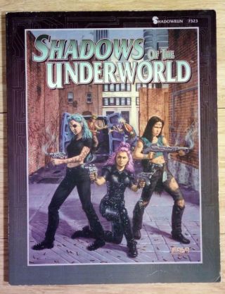 Shadowrun Shadows Of The Underworld Rpg Adventure Module Fasa 7323 Vg