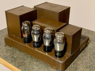 Early Rca Victor Type 245 Mono Triode Amplifier With Tubes